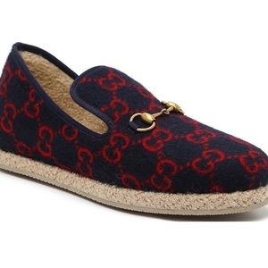 New Authentic Gucci Fria GG Logo Loafers Shoes New G 9 US 9.5